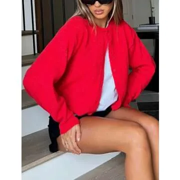 Trendy Women's Crop Cardigan for Stylish Layering