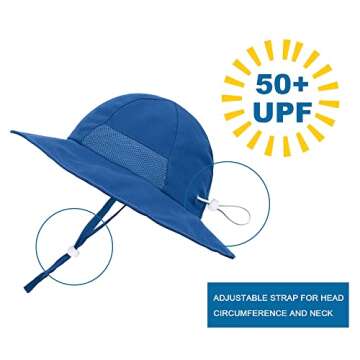 UPF 50+ Baby Sun Hat for Newborns - SimpliKids