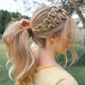 100 Pcs Thick Seamless Hair Ties for All Hair Types