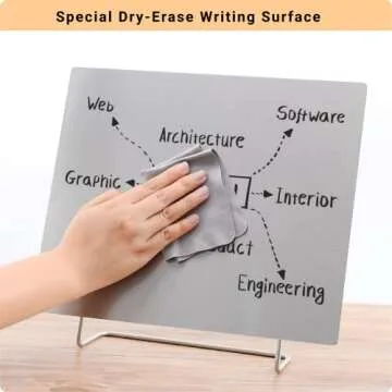 Large Magnetic Bulletin Board with Dry Erase Feature