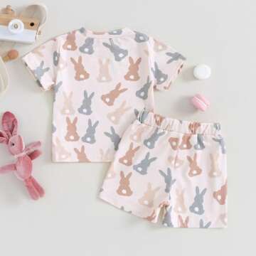 Toddler Baby Boy Easter Bunny Outfit - Stylish Comfort