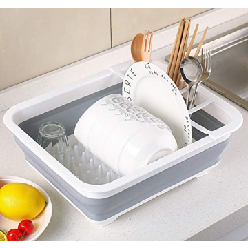Collapsible Dish Rack for RV & Camping - Space-Saving