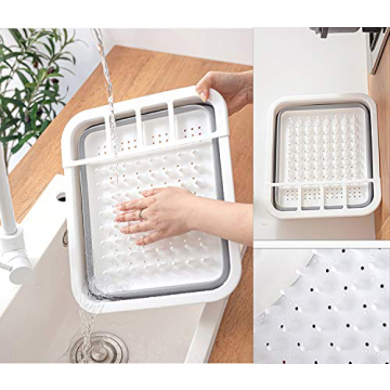 Collapsible Dish Rack for RV & Camping - Space-Saving