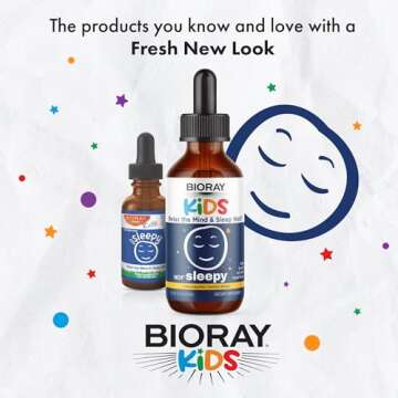 BIORAY Kids NDF, Maple - 2 fl oz - Through The Night - Non-GMO, Vegan, Gluten Free - 1-2 Month Supply