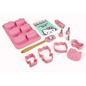 Handstand Kitchen Hello Kitty Baking Party Set - Bake with Fun Tools!