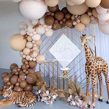 Brown Balloons Garland Arch Kit for Events