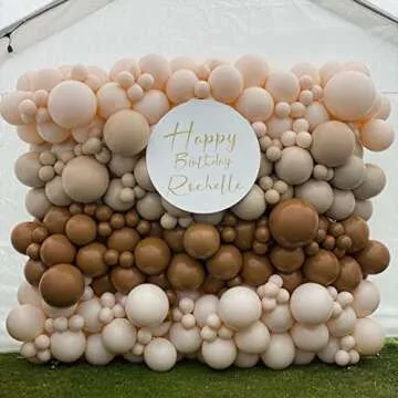 Brown Balloons Garland Arch Kit for Events