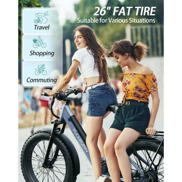 1000W Electric Bike for Adults - 28MPH & 60 Miles