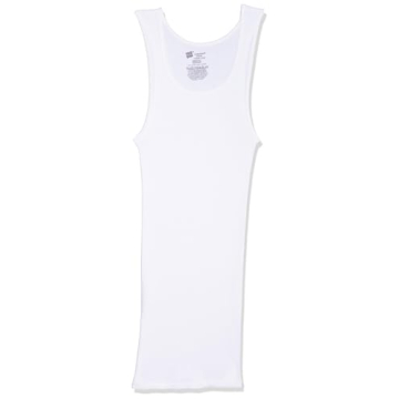 Hanes Men's Cotton Tank Undershirt Pack for All-Day Comfort