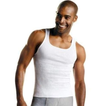 Hanes Men's Cotton Tank Undershirt Pack for All-Day Comfort