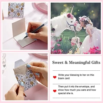 Hidepoo Unicorn Necklace Gifts - Heart Pendant Jewelry