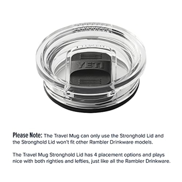 YETI Rambler 20 oz Mug - Durable, Insulated, Black