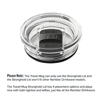 YETI Rambler 20 oz Mug - Durable, Insulated, Black