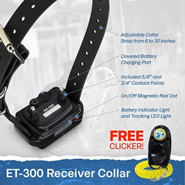 E-collar Mini Educator Trainer Remote Waterproof and Adjustable Collar