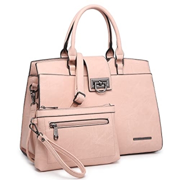 Dasein Handbags for Women Purses Monogram Satchel Purse Large Tote Ladies Handbag Shoulder Bags Top ...