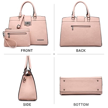 Dasein Handbags for Women - Stylish Satchel Purse Set