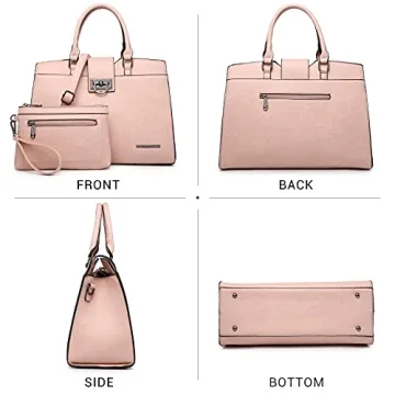 Dasein Handbags for Women - Stylish Satchel Purse Set