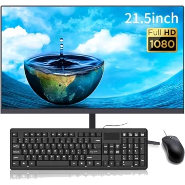 HP EliteDesk 800 G2 Mini PC & 24" Monitor Setup