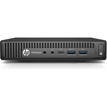 HP EliteDesk 800 G2 Mini PC & 24" Monitor Setup