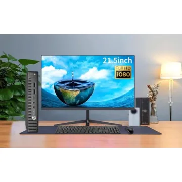 HP EliteDesk 800 G2 Mini PC & 24" Monitor Setup