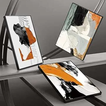 Abstract Graffiti Wall Art Set, Ready to Hang Canvas Art