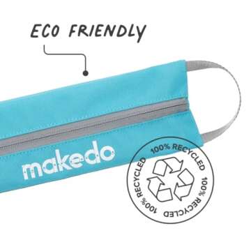 Makedo Tool-Case | Stylish and Eco-Friendly Storage Solution for Up to 300 Scrus or 20 Tools | for A...