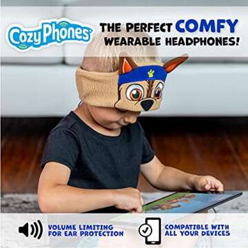 CozyPhones Paw Patrol Kids Headphones – Safe & Comfortable