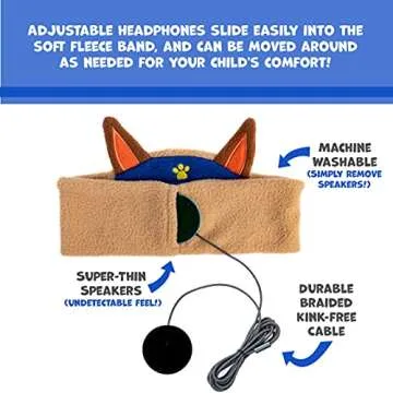 CozyPhones Paw Patrol Kids Headphones – Safe & Comfortable