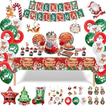 234 Pcs Christmas Balloon Decorations for Festive Parties