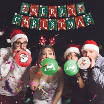 234 Pcs Christmas Balloon Decorations for Festive Parties