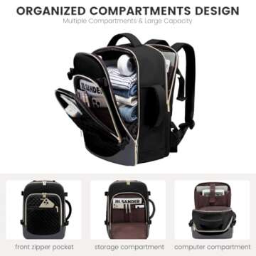 LOVEVOOK TSA Approved Women's Travel Backpack 15.6in