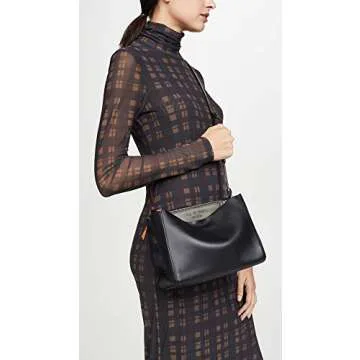 rag & bone Women's Passenger Crossbody Bag, Black/Olive, One Size