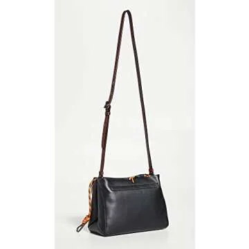 rag & bone Women's Passenger Crossbody Bag, Black/Olive, One Size