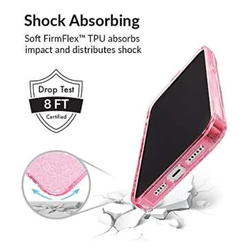 VELVET CAVIAR for iPhone 14 Pro Max Case Pink Glitter - 10ft Drop Tested - Stardust Sparkly Bling Cases