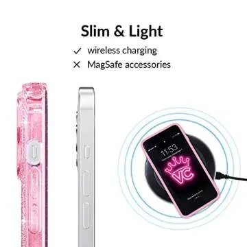 VELVET CAVIAR for iPhone 14 Pro Max Case Pink Glitter - 10ft Drop Tested - Stardust Sparkly Bling Cases