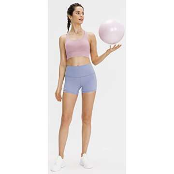 Lavento Women's Strappy Sports Bra for Medium Support Activewear