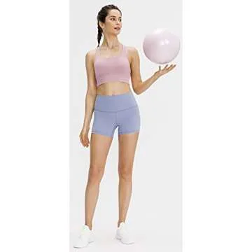 Lavento Women's Strappy Sports Bra for Medium Support Activewear