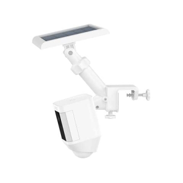 Ring Gutter Mount for Cameras and Solar Panels White