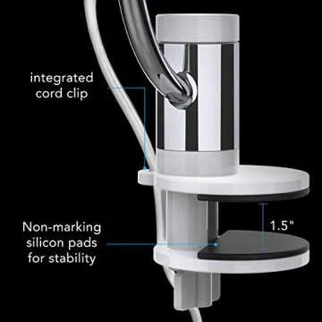 Vornado Pivot Clip Personal Air Circulator Fan with Multi-Surface Clip, Quiet Portable Fan for Office or Bedroom, 3 Speeds, Ice White