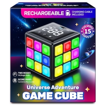 Niufunmal Rechargeable Game Cube - Fun Game for Kids