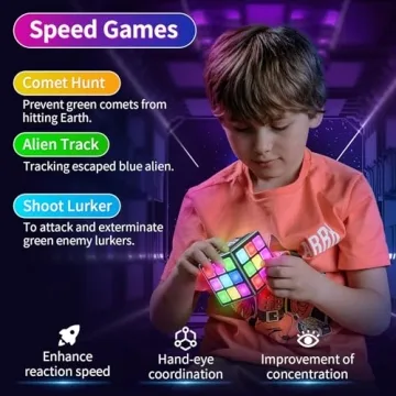 Niufunmal Rechargeable Game Cube - Fun Game for Kids