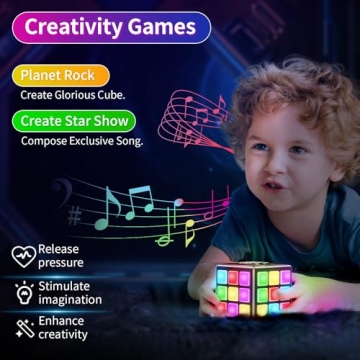 Niufunmal Rechargeable Game Cube - Fun Game for Kids