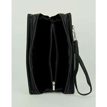 Things2DIe4 Black and White Glow in the Dark Book of Spells Crossbody Purse, Medium