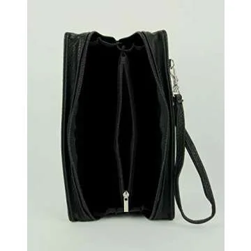 Things2DIe4 Black and White Glow in the Dark Book of Spells Crossbody Purse, Medium