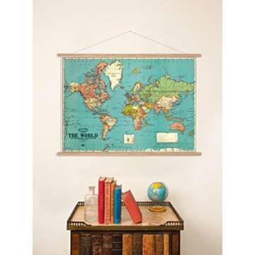 Cavallini Papers Vintage Style Decorative Poster & Hanger Kit 28 x 20, 28" x 20"