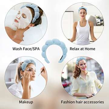 Mimi and Co Spa Headband & Wristband for Everyday Use