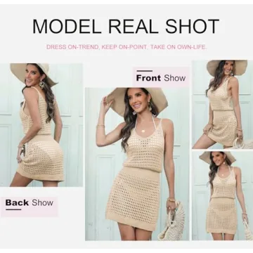 Dokotoo Women's Summer Swim Cover Ups Stylish Comfort