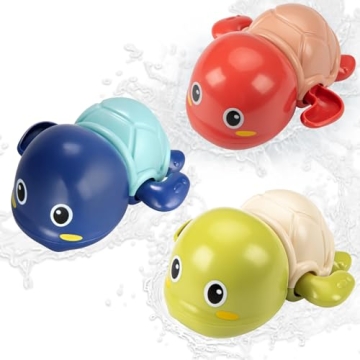 TOHIBEE Cute Swimming Turtle Bath Toys for Toddlers