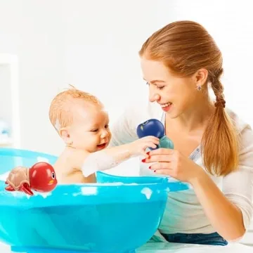 TOHIBEE Cute Swimming Turtle Bath Toys for Toddlers