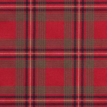 MY DRAP Placemats 48 x 32 cm / 19" x 12.5" - (6 Per Roll, Cotton Red Tartan Xmas)